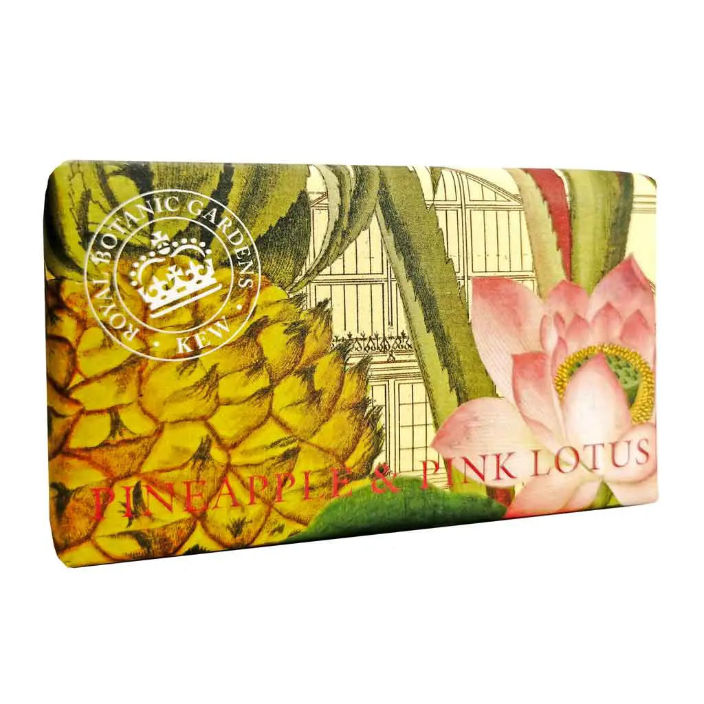 Kew Garden Handsápa Pineapple & Pink Lotus - Frjósemisvörur Freyju